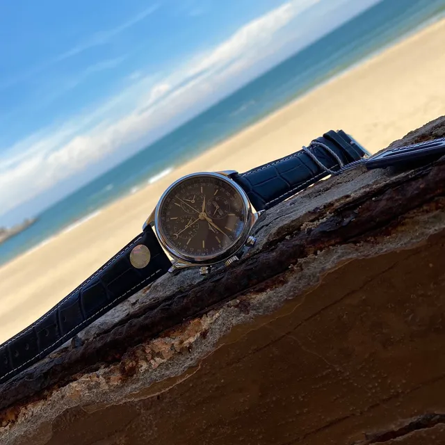 Longines Master Collection Chronograph Moonphase Blue Dial Mechanical Watch 7