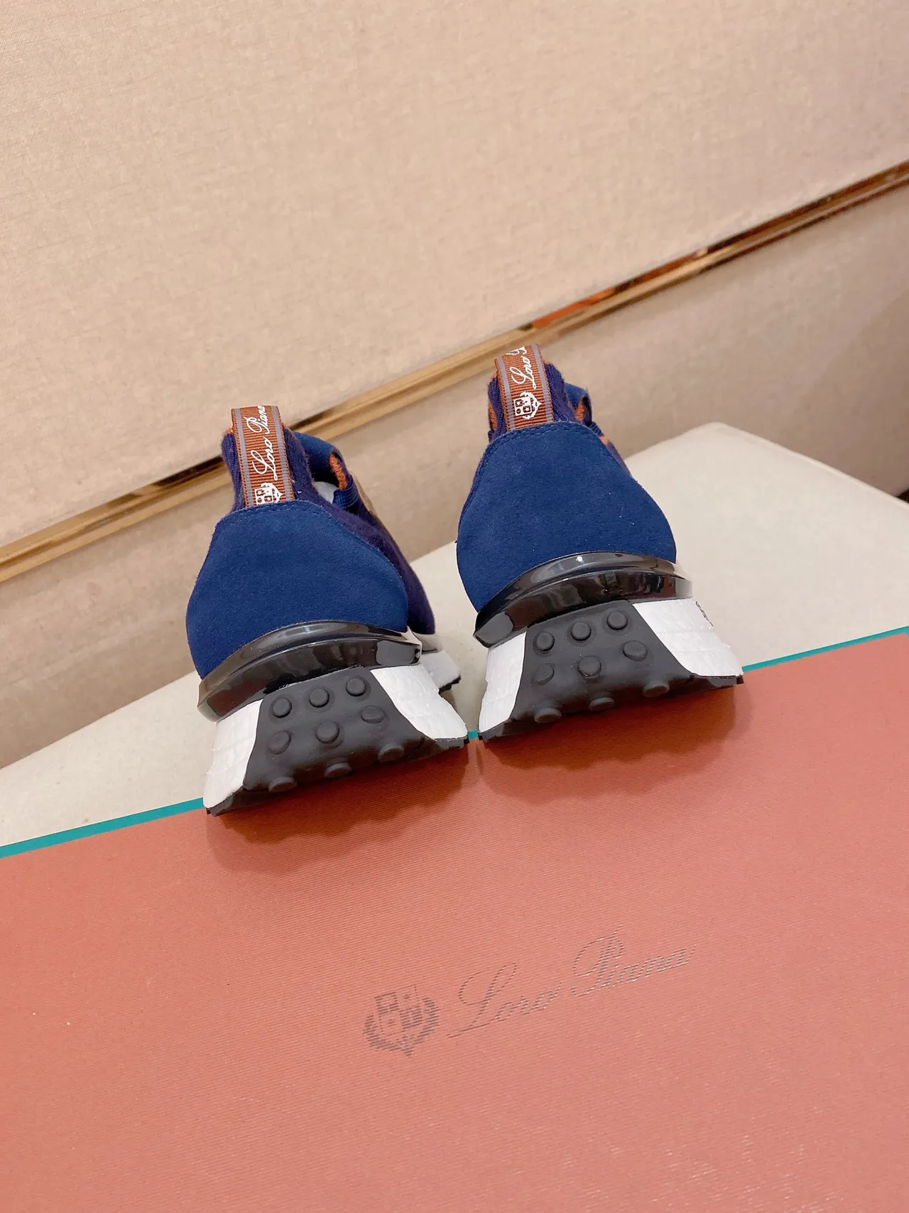 Loro Piana Flow Runner Navy Knit লাইফস্টাইল স্নিকার 2