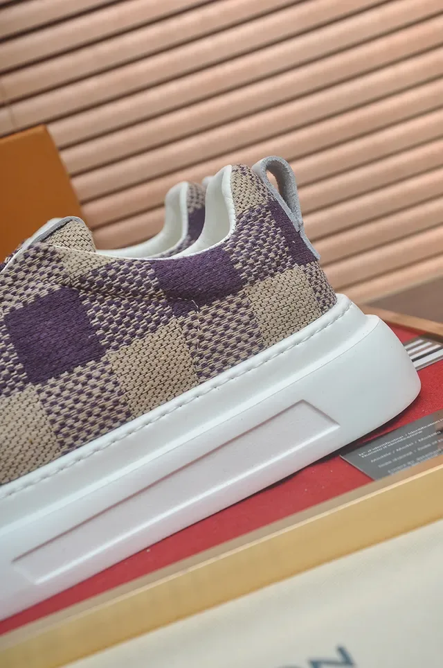 Louis Vuitton Checkered Slip-On Lifestyle Sneakers 2