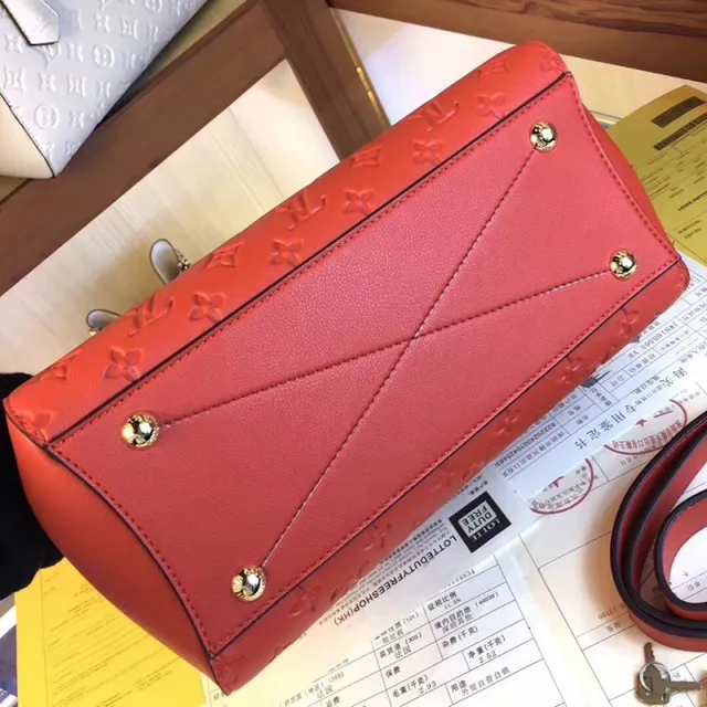 Louis Vuitton Embossed Monogram 黑色 结构化 手提 Boston 包 2