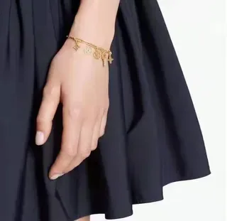 Louis Vuitton Gold Multi-Charm Bracelet 2