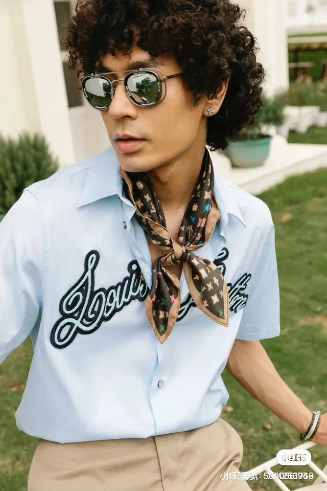 Louis Vuitton Gold-Tone Square Aviator Sunglasses 3