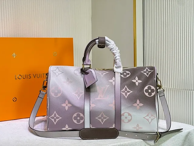 Louis Vuitton Keepall Gradient Monogram Duffle Bag 2