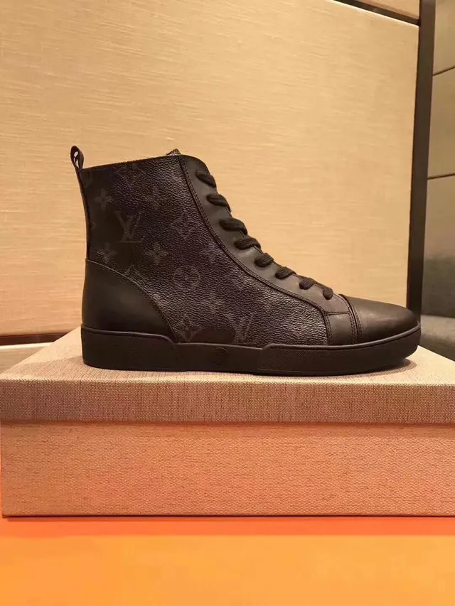 Louis Vuitton Le Cagole काली मोनोग्राम कैनवास एंगल बूट्स 9