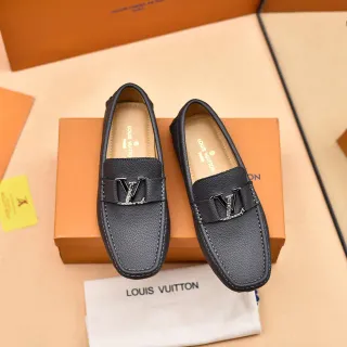 Louis Vuitton لوفر جلد مبوب إبزيم LV لوفر