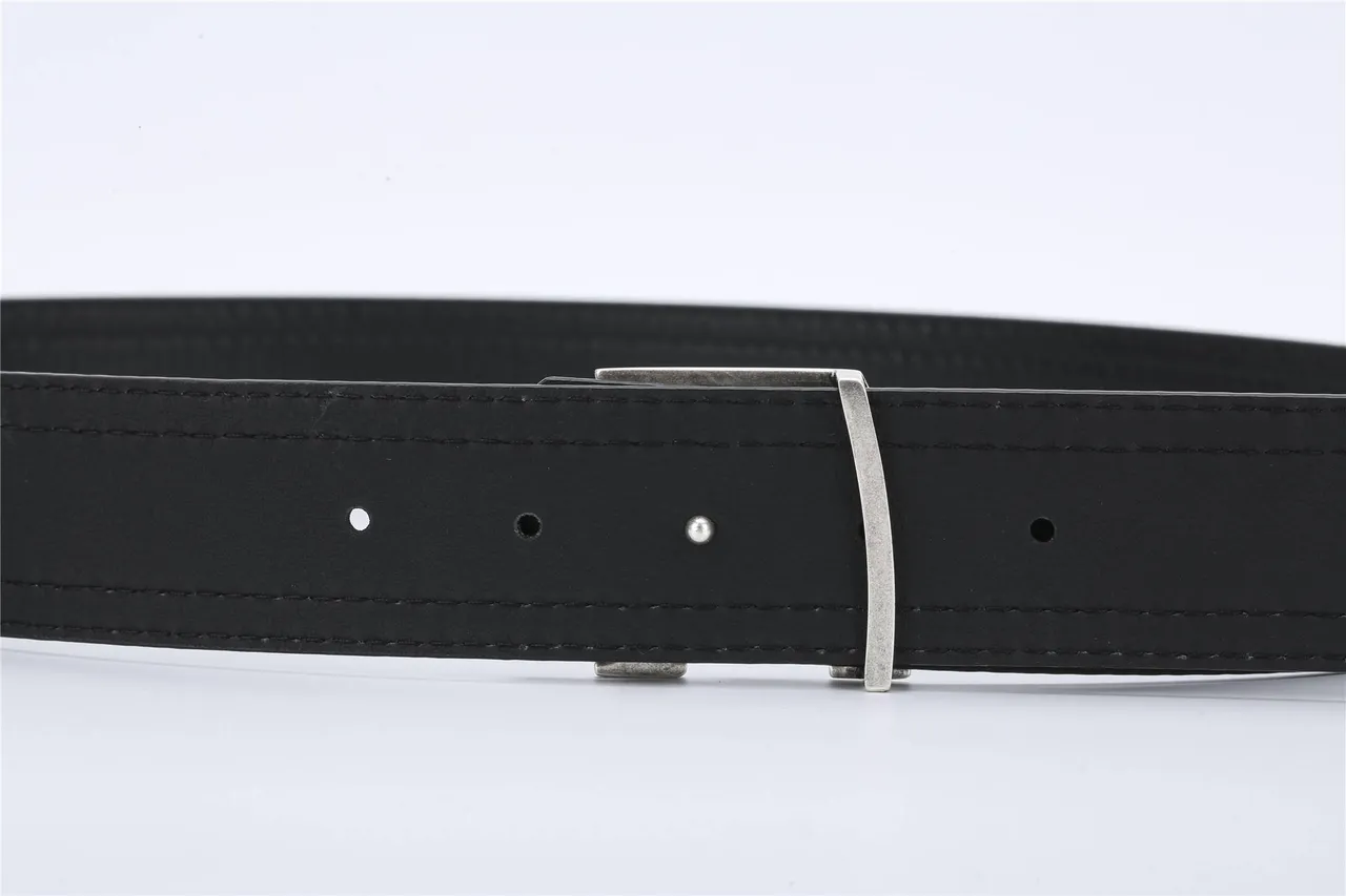 Louis Vuitton LV Belt 黑色纹理皮革腰带 7
