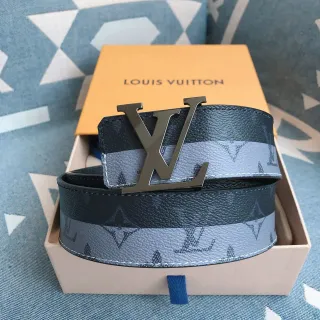 Louis Vuitton LV Initiales दो तरफा मोनोग्राम चमड़े की बेल्ट