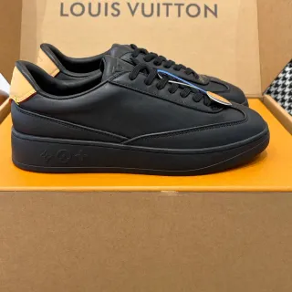 Louis Vuitton LV Trainer Zapatillas Lifestyle Negro Beige Cuero Superior Suela Plataforma