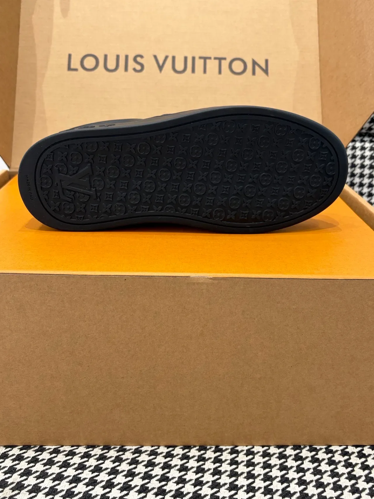 路易威登 LV Trainer 黑米色 皮革鞋面 平台鞋底 生活方式运动鞋 2