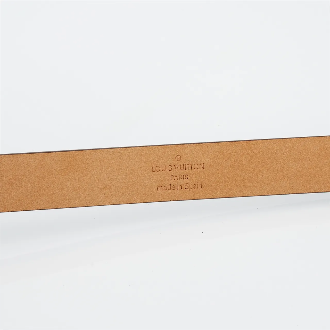 Louis Vuitton Monogram Canvas Belt Brown Gold Leather Belt 7