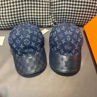 Louis Vuitton Monogram Denim 棒球帽