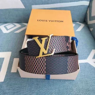 Louis Vuitton Monogram Eclipse Leather Belt