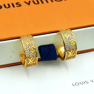 أقراط Louis Vuitton Monogram باڤيه كريستال