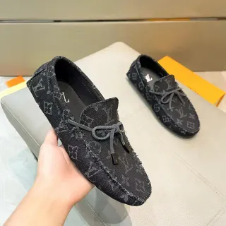 Louis Vuitton Monogram Print ছেঁড়া প্রান্ত পট্টি লুফার