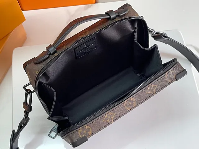 Louis Vuitton Petit Malle Monogram Brown and Black Messenger Bag 3