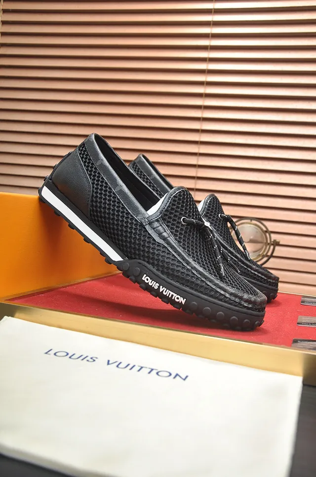 Louis Vuitton Run Away কালো মেশ বোট শু 3