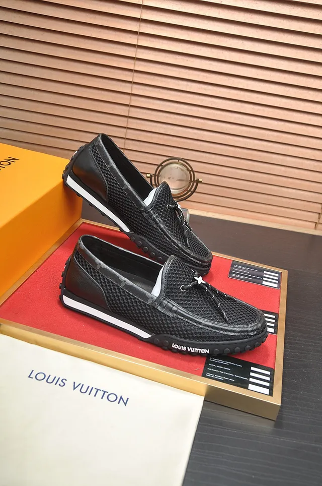 Louis Vuitton Run Away কালো মেশ বোট শু 6