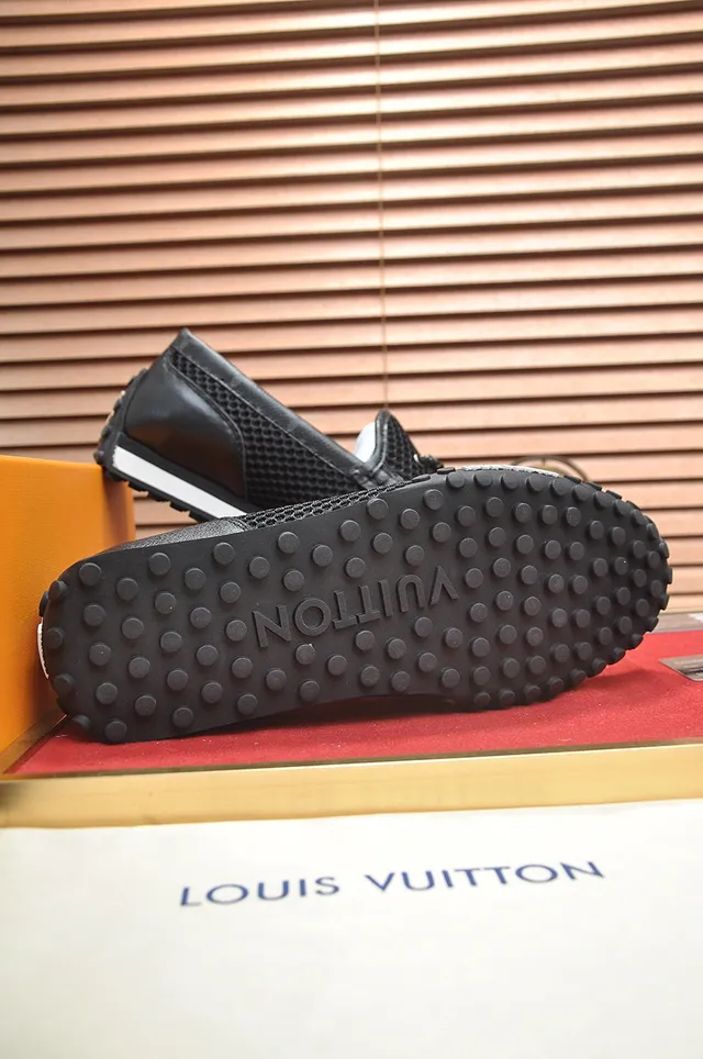 Louis Vuitton Run Away কালো মেশ বোট শু 7