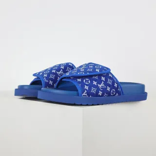 Louis Vuitton Run Away Monogram 蓝色拖鞋