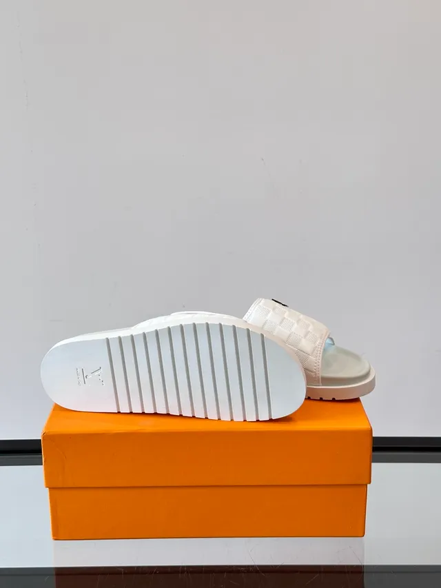 Louis Vuitton Run Away Slide Quilted Damier Slippers 3