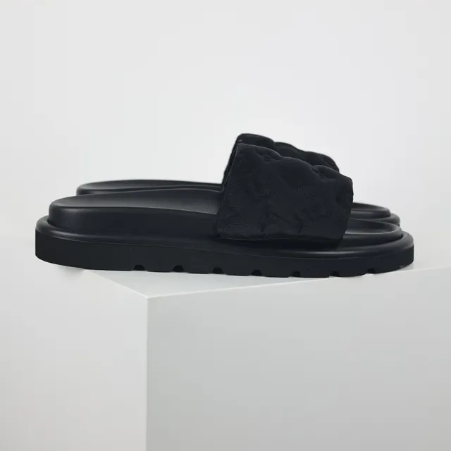 Louis Vuitton Slide Monogram Black Slippers 3