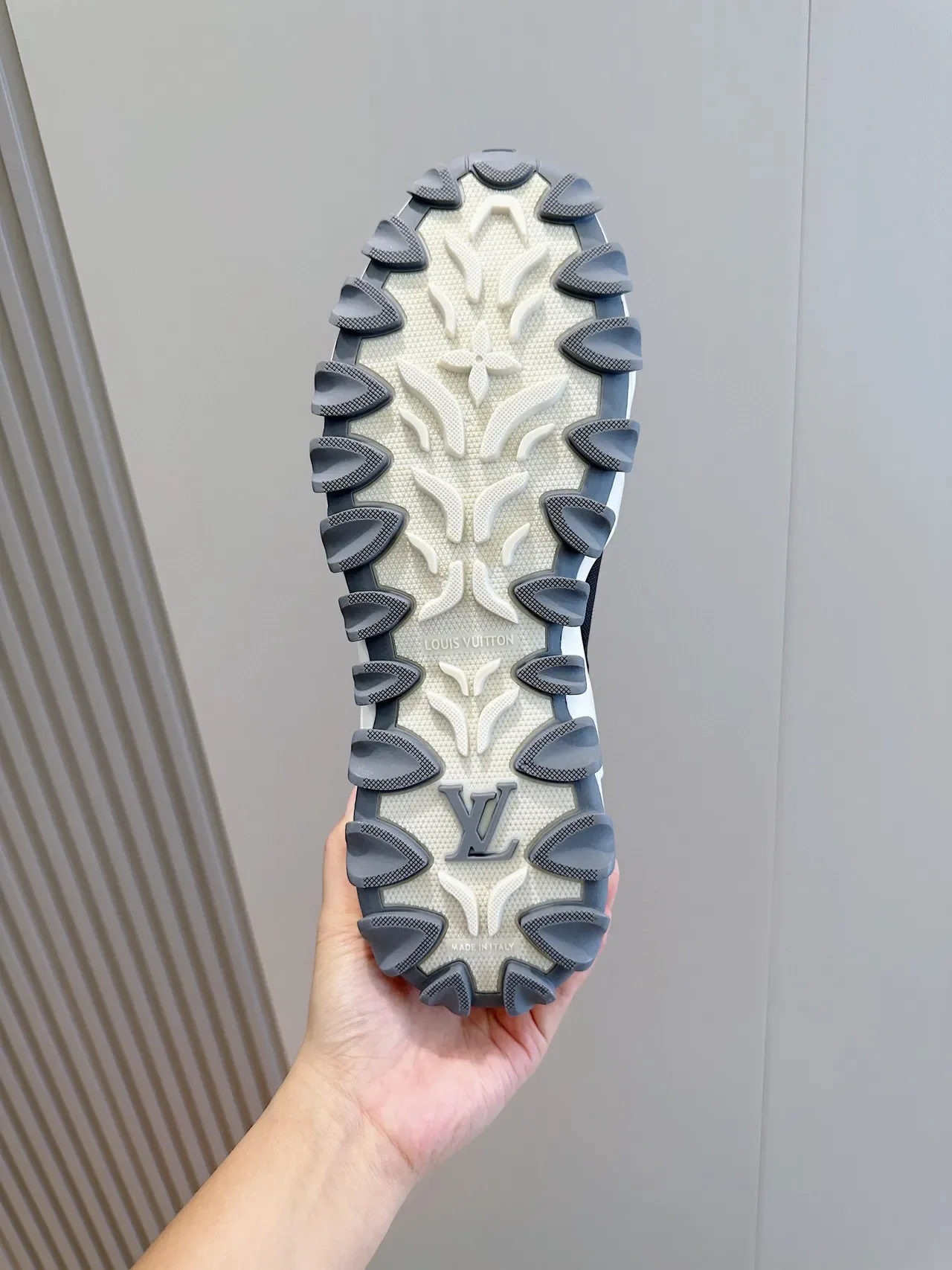 Louis Vuitton White Black Sculpted Midsole Wavy Overlays Chunky Sneakers 9
