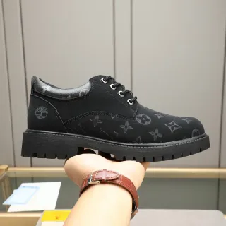 Louis Vuitton x Timberland Monogram Black Lace-Up Casual Shoe