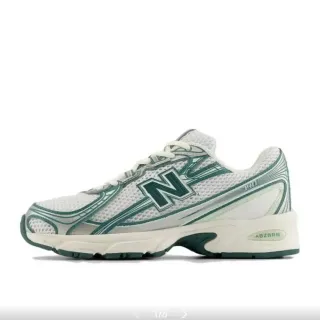 New Balance 140 White Green Lifestyle Sneakers