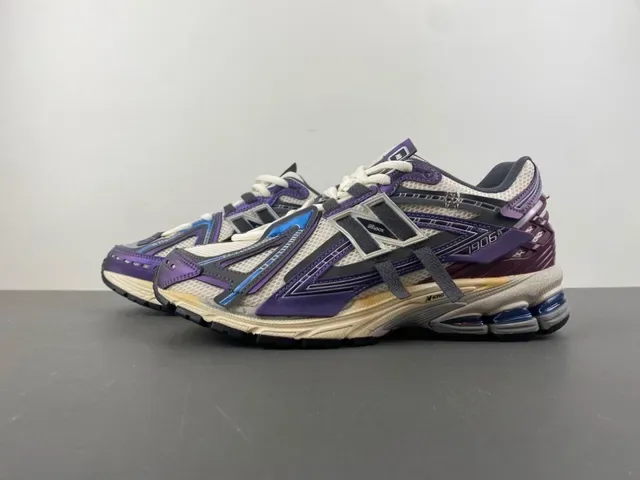 New Balance 1906A Violet Blanc Bourgogne Chaussures de Style de Vie 7