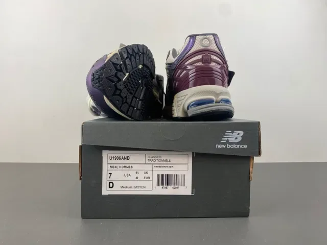 New Balance 1906A Violet Blanc Bourgogne Chaussures de Style de Vie 14