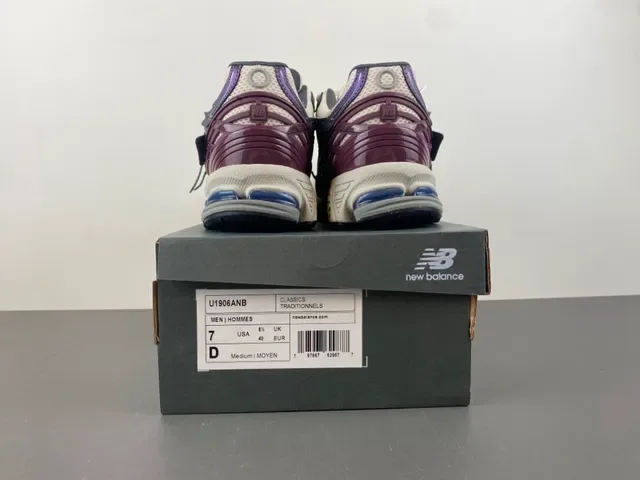 New Balance 1906A Violet Blanc Bourgogne Chaussures de Style de Vie 15