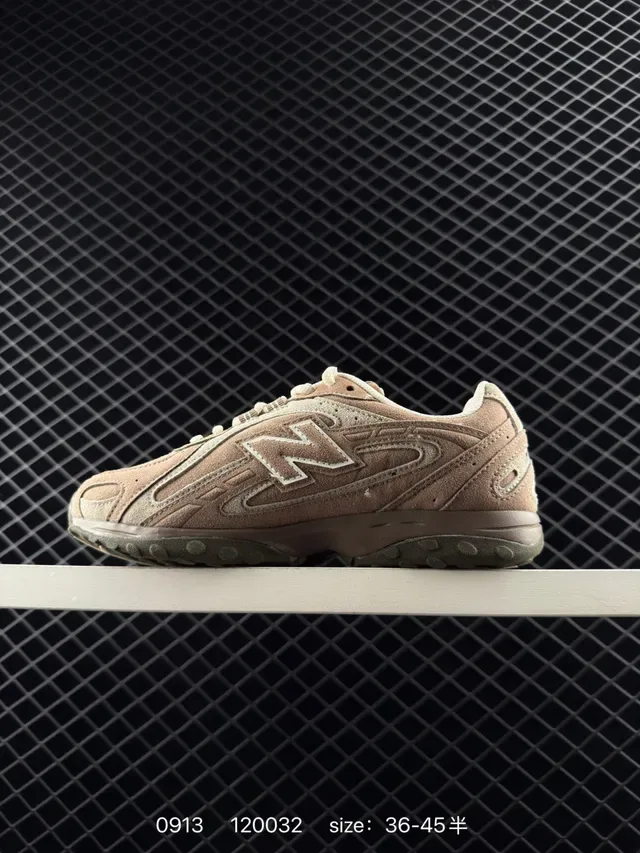 New Balance 204L Beige Suede-Mesh Lifestyle Sneakers 6