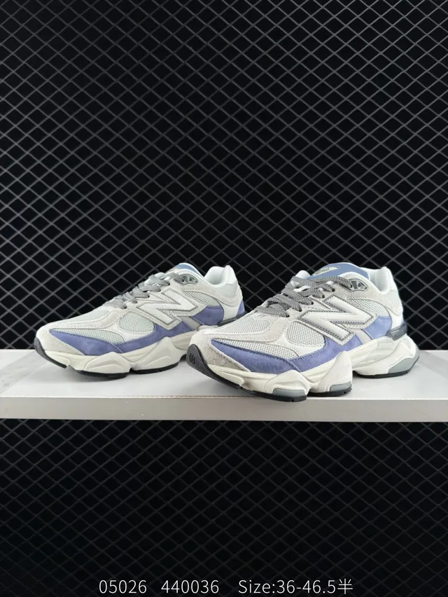 New Balance 9060 Tênis Chunky Lavanda e Creme 2