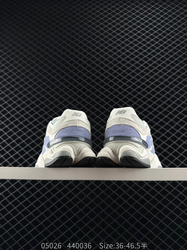 New Balance 9060 Tênis Chunky Lavanda e Creme 3