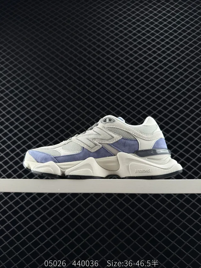 New Balance 9060 Tênis Chunky Lavanda e Creme 5