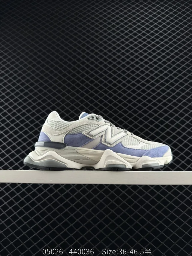 New Balance 9060 Tênis Chunky Lavanda e Creme 6