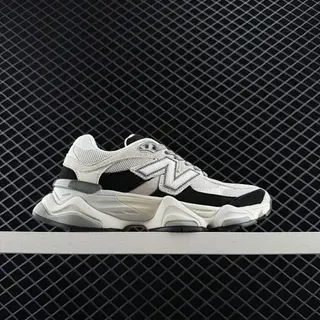 New Balance 9060 Blanc Noir Sneakers Chunky
