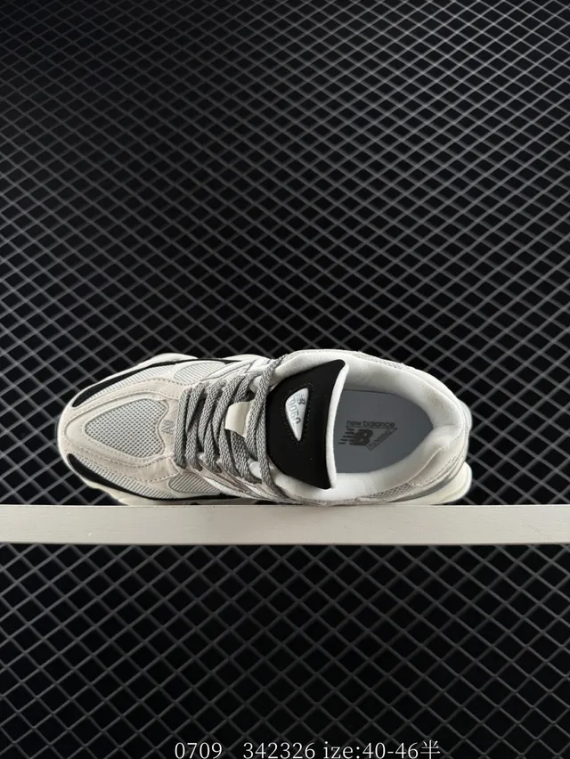 New Balance 9060 White Black Chunky Sneakers 4