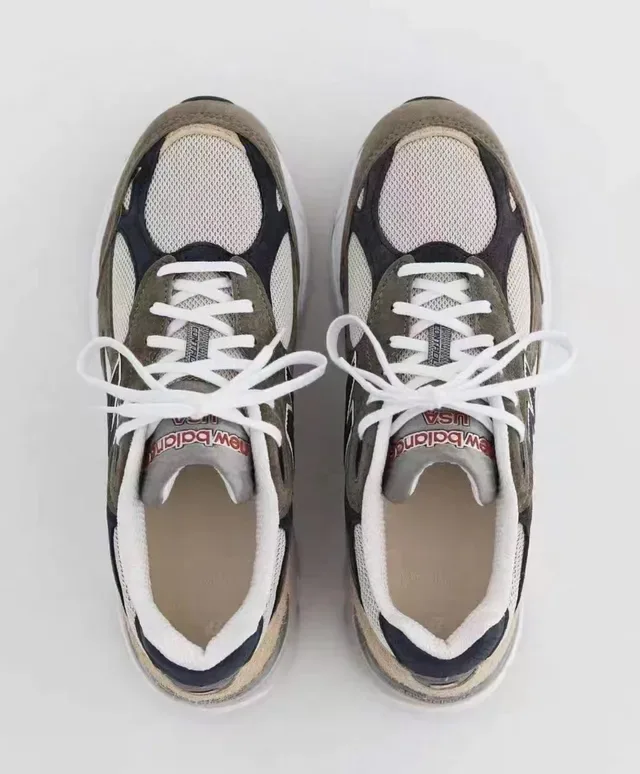 New Balance 990 Verde Oliva Zapatillas Lifestyle Multi-Material 3