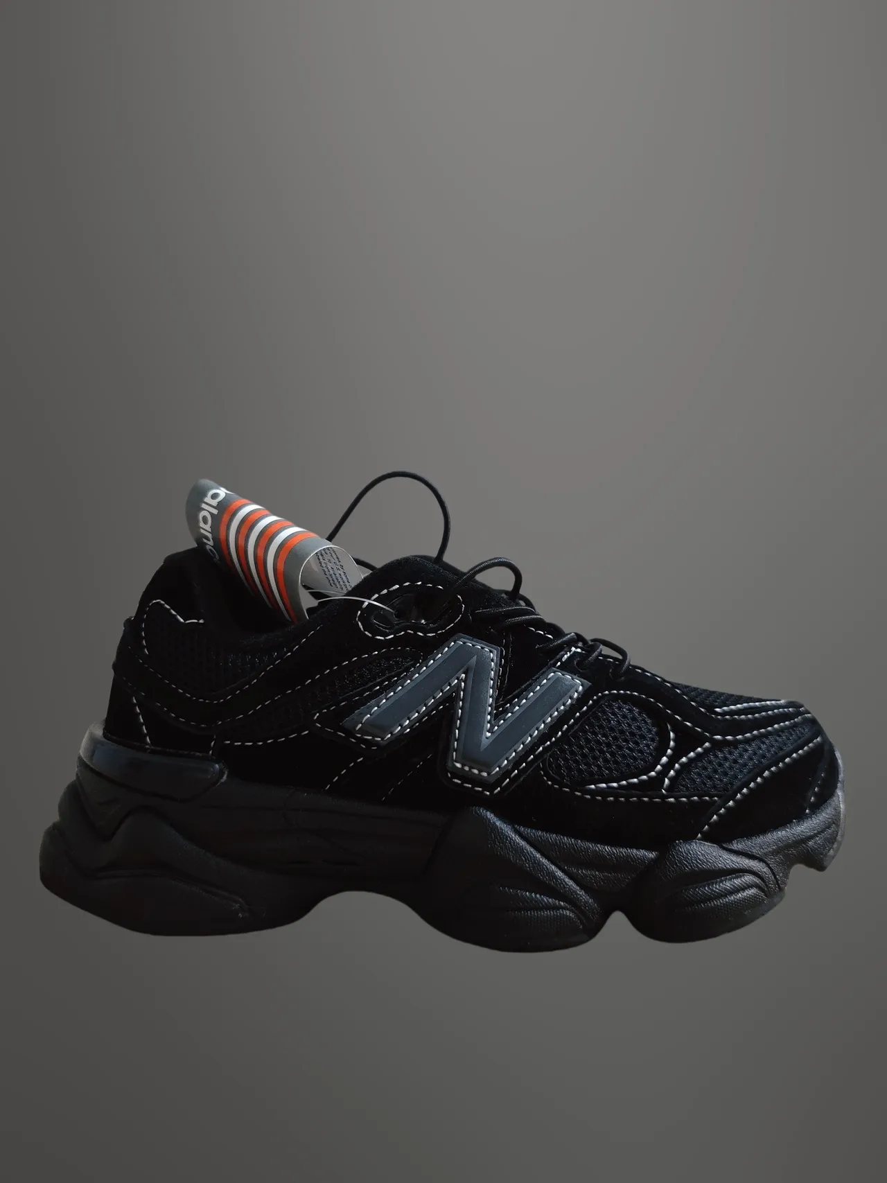 New Balance بيج وردي كعب مصمم طبقات شبكة سويد علوة كعب كبير 20