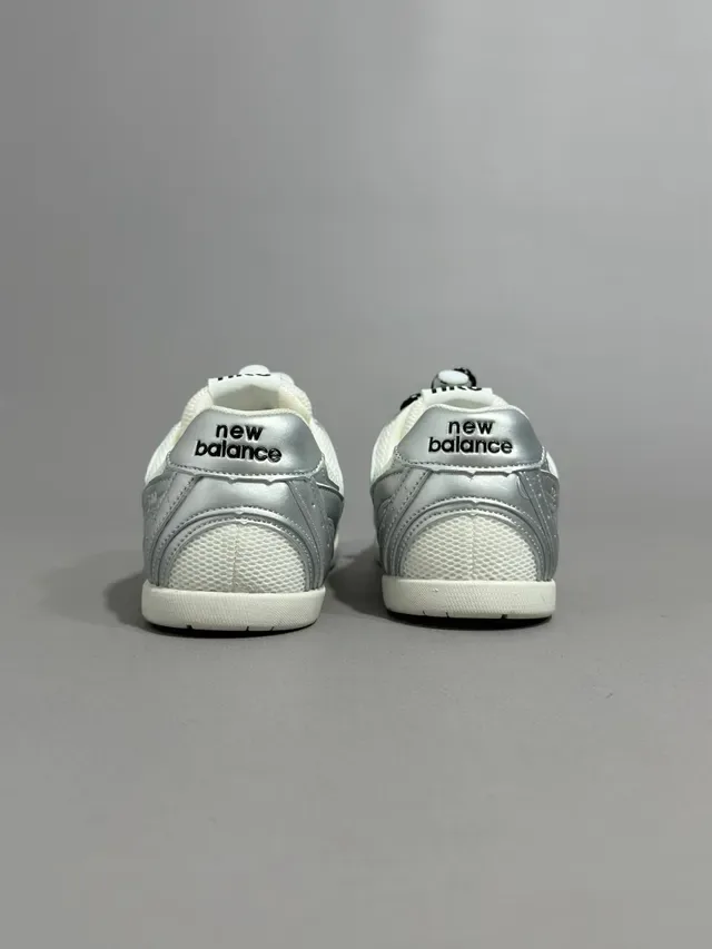 New Balance Tênis Lifestyle Beige Branco Com Material Misto Superior Camada De Malha E Couro 7