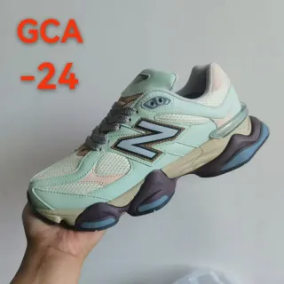 New Balance हरे भूरे मिश्रित सामग्री ऊपरी मिश्रित सामग्री चंकी स्नीकर