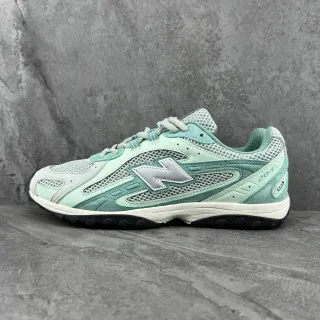 New Balance সবুজ সাদা রেট্রো রানিং সিলহুয়েট Mesh-Suede-Synthetic Overlay লाइফস্টাইল স্নীকার