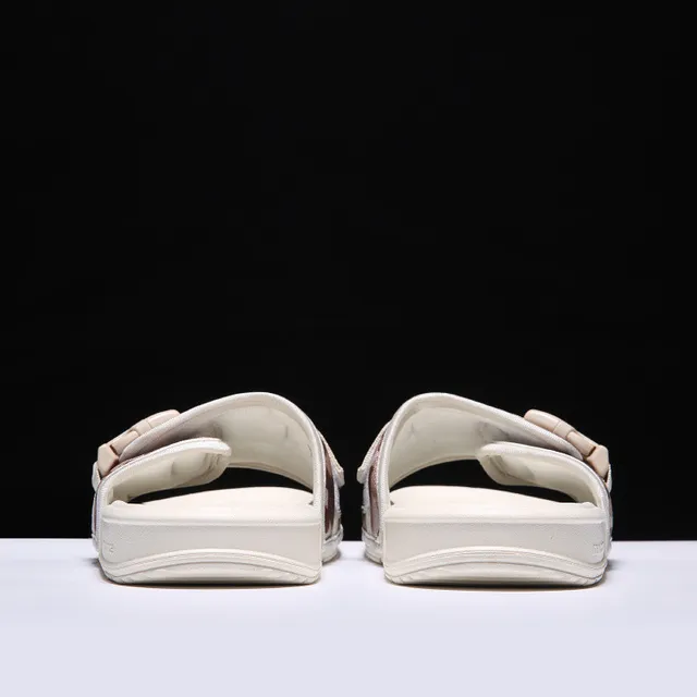 New Balance Sandale glissante Sangle Camouflage Sandales blanches 8