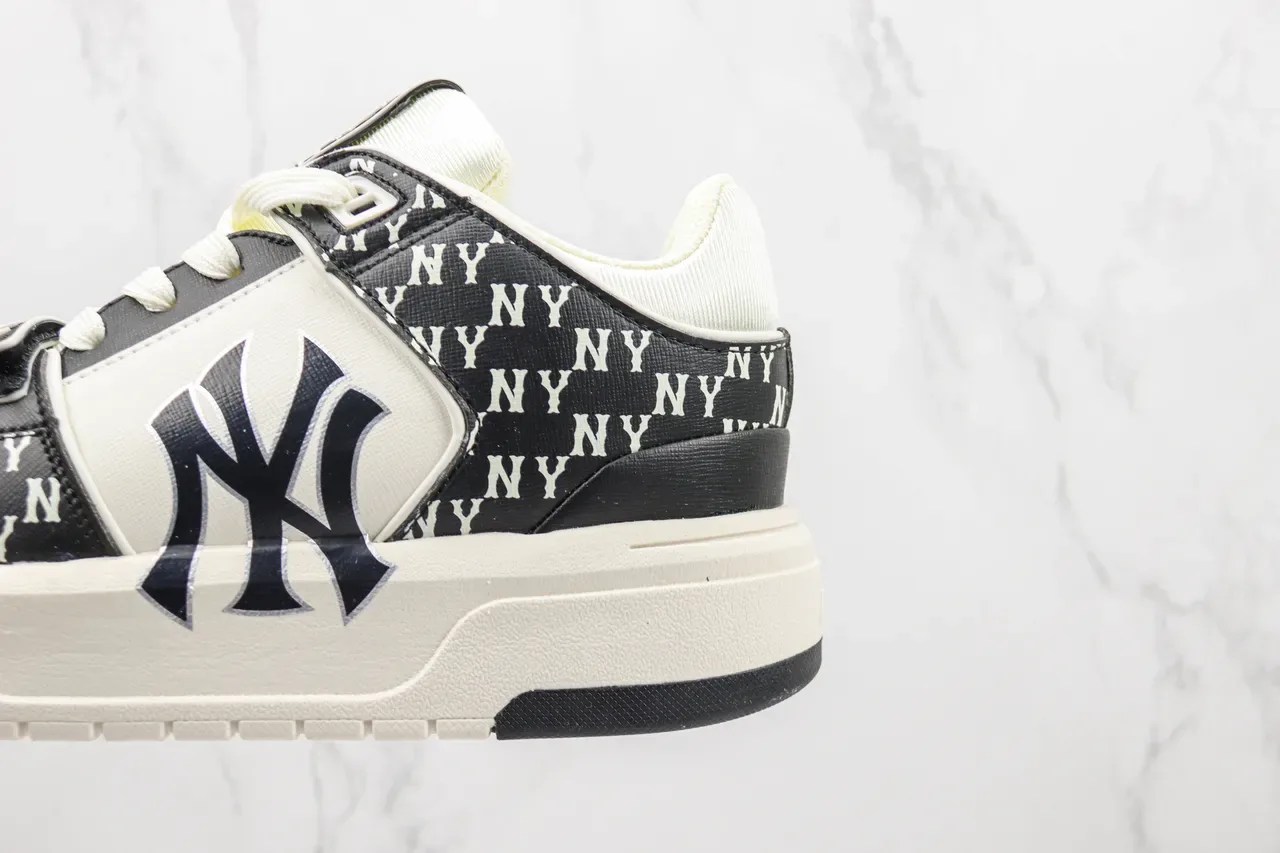 New Era Black White Low-Top Platform Sole Lifestyle Sneakers 7