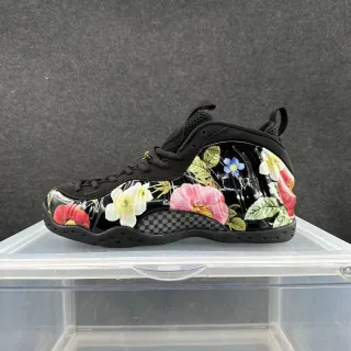 Nike Air Foamposite One काली फ्लोरल प्रिंट बास्केटबॉल जूते
