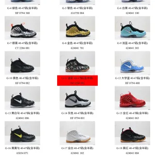 Nike Air Foamposite One 黑金篮球鞋