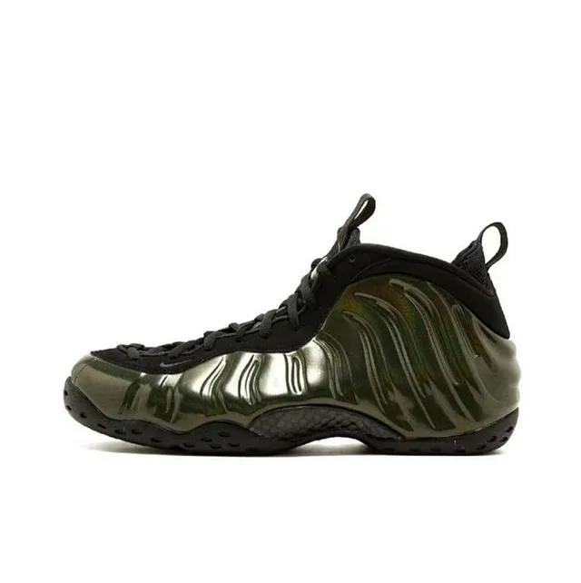Nike Air Foamposite One Iridescent Olive y Negro Zapatillas de Baloncesto 2