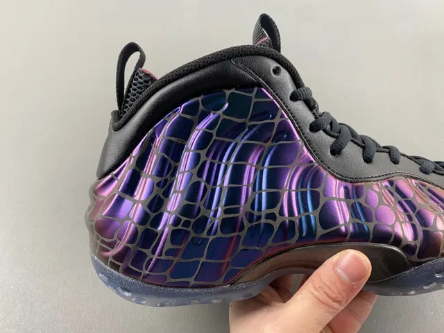 Nike Air Foamposite One इरिडेसेंट पर्पल ब्लू बास्केटबॉल जूते 3