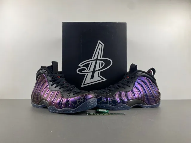 Nike Air Foamposite One इरिडेसेंट पर्पल ब्लू बास्केटबॉल जूते 14